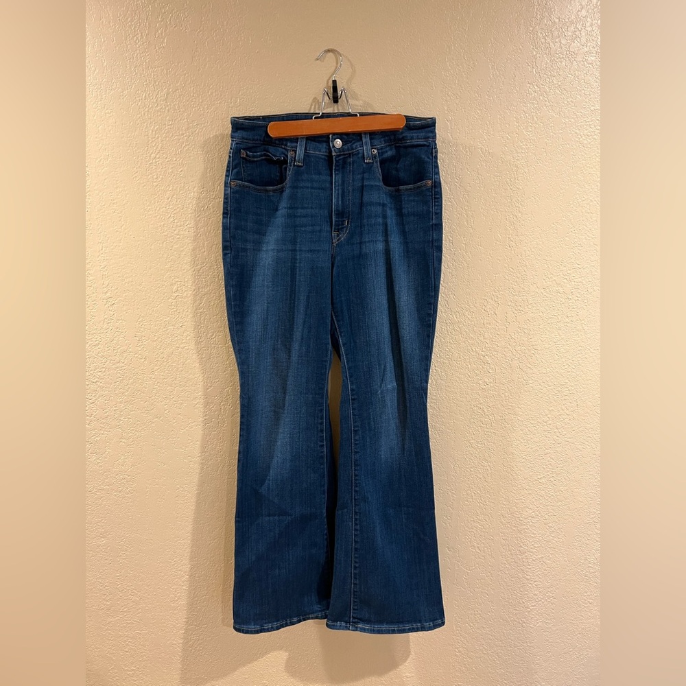 Levi's 726 Dark Blue Flare Jeans